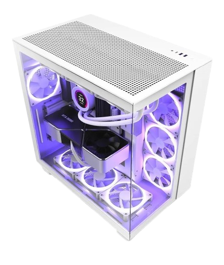 Gabinete Gamer NZXT H9 Flow Blanco