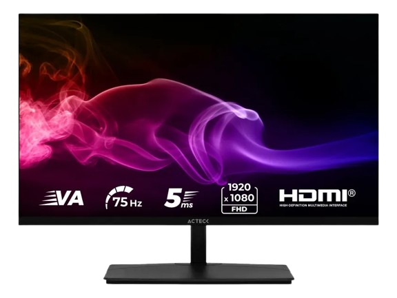 Monitor Plano Acteck 23.8 Captive Brite CB240 75hz